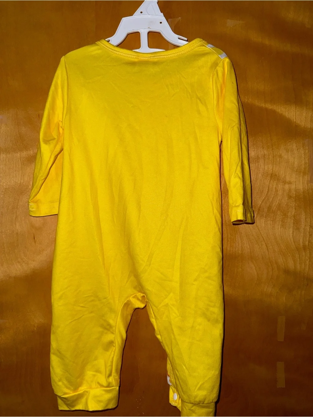 Yellow Duckling Print One-Piece Romper for Babies